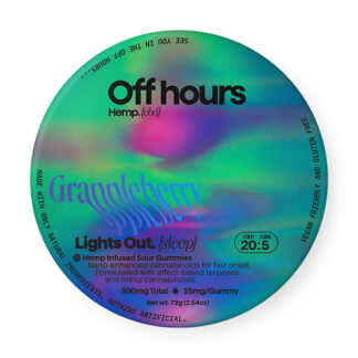Off Hours Hemp Lights Out Sleep Gummies | (20ct) 500mg